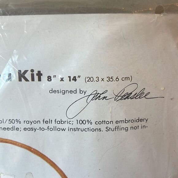 COLUMBIA-MINERVA Hey Diddle Diddle Crewel Craft Kit Vintage 1979 *NEW* - Picture 2 of 8